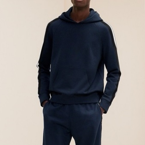 Hermes Mens Logo Casual Cotton Hoodie Navy - 에르메스 2021 남성 로고 캐쥬얼 코튼 후드티 Her0689x Size(m - 3xl) 네이비