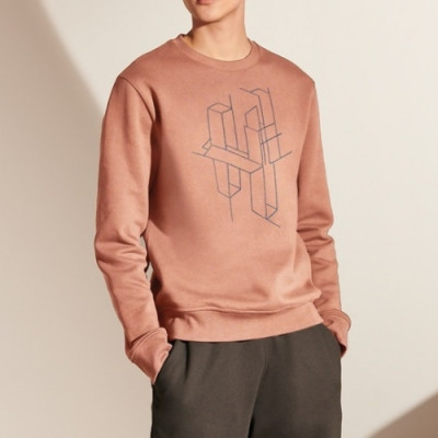 Hermes Mens Basic Tshirt - 에르메스 남성 라운드 맨투맨 - her696x