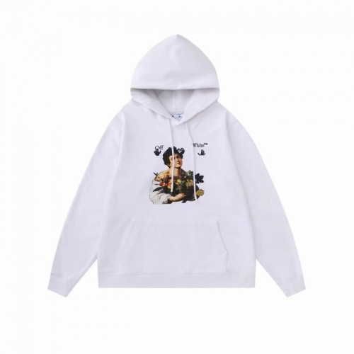 Off-white  Mens Logo Cotton Hoodie White - 오프화이트 2021 남성 로고 코튼 후드티 Off0778x Size(s - xl) 화이트
