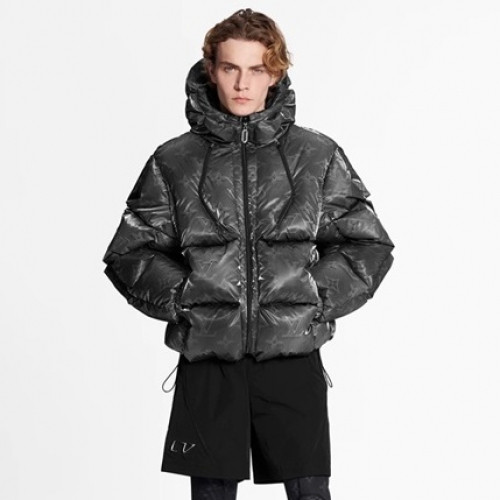 Louis vuitton Unisex Duck Down Padding Black - 루이비통 2021 남/녀 로고 덕다운 양면 패딩 Lou03614x Size(xs - l) 블랙