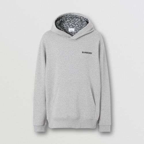 Burberry Mens Logo Casual Cotton Hoodie Gray - 버버리 2021 남성 로고 캐쥬얼 코튼 후드티 Bur04138x Size(xs - l) 그레이