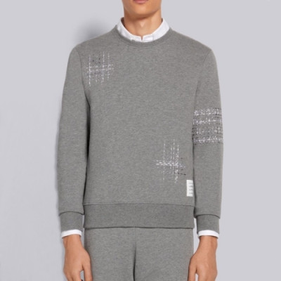 Thom Browne  Mens Strap Crew-neck Cotton Tshirts Gray - 톰브라운 2021 남성 스트랩 크루넥 코튼 긴팔티 Thom01440x Size(0 - 5) 그레이