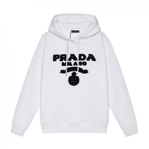 Prada  Mens Casual Cotton Hoodie White - 프라다 2021 남성 캐쥬얼 코튼 후드티 Pra02419x Size(xs - l) 화이트
