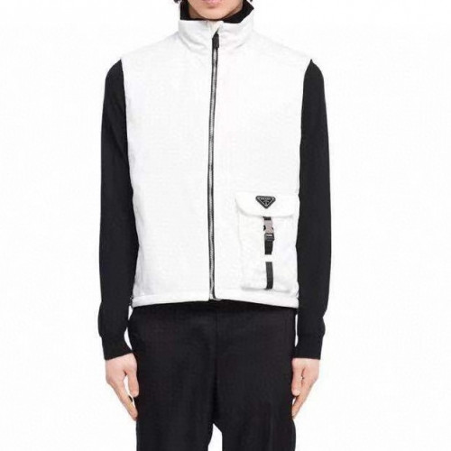 Prada Mens Casual Logo Vest White - 프라다 2021 남성 캐쥬얼 로고 조끼 Pra02421x Size(m - 2xl) 화이트