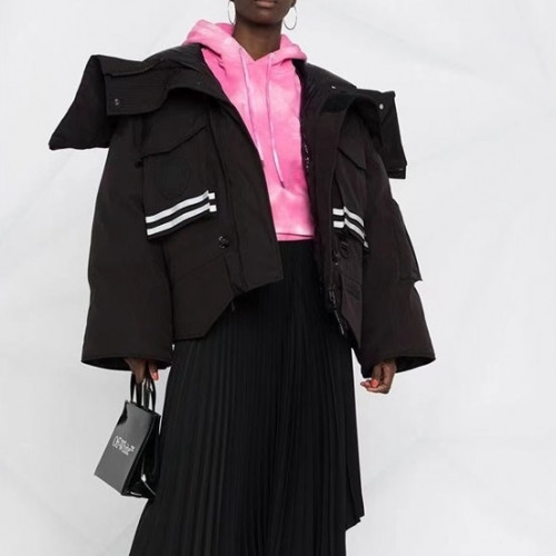 Canada goose Womens Patch Logo Casual Duck Down Parka Black - 캐나다구스 2021 여성 패치 로고 캐쥬얼 덕다운 파카 Can0358x Size(s - l) 블랙