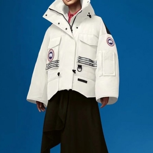 Canada goose Womens Patch Logo Casual Duck Down Parka White - 캐나다구스 2021 여성 패치 로고 캐쥬얼 덕다운 파카 Can0359x Size(s - l) 화이트