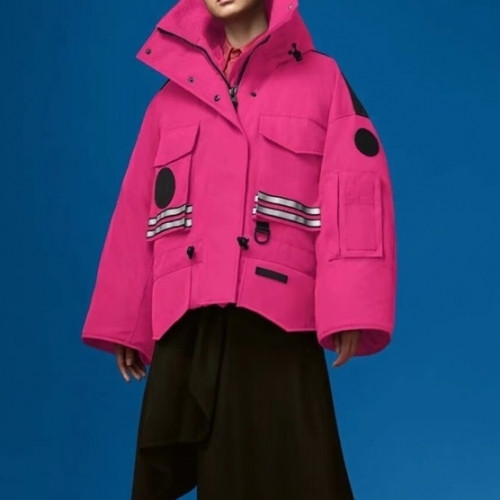 Canada goose Womens Patch Logo Casual Duck Down Parka Pink - 캐나다구스 2021 여성 패치 로고 캐쥬얼 덕다운 파카 Can0361x Size(s - l) 핑크