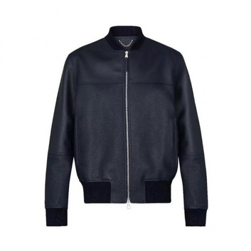 Louis vuitton  Mens Logo Leather Jackets Black - 루이비통 2021 남성 로고 가죽 자켓 Lou03659x Size(m - 3xl) 블랙