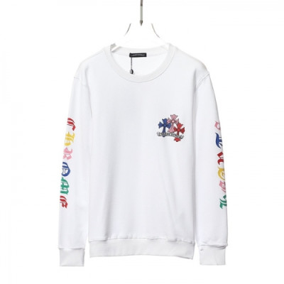 Chrome Hearts  Mens Logo Cotton Tshirts White - 크롬하츠 2021 남성 크로스 로고 코튼 긴팔티 Chr0424x Size(xs - l) 화이트