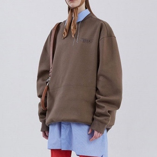 ADER  Mens  Minimal Cotton Tshirts Brown - ADER 2021 남성 미니멀 코튼 긴팔티 Ade0060x Size(A1 - A3) 브라운