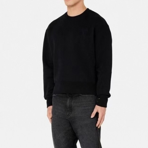 Ami Mens Logo Casual Cotton Man-to-man Black - 아미 2021 남성  로고 코튼 맨투맨 Ami0217x Size(s - xl) 블랙