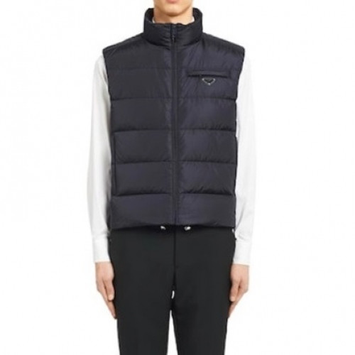 Prada Mens Casual Duck Down Vest Black - 프라다 2021 남성 캐쥬얼 덕다운 조끼 Pra02438x Size(m - 3xl) 블랙