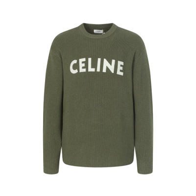 Celine Unisex Hedi Slimane Sweaters - 셀린느 남/녀 라운드 스웨터 - cel173x