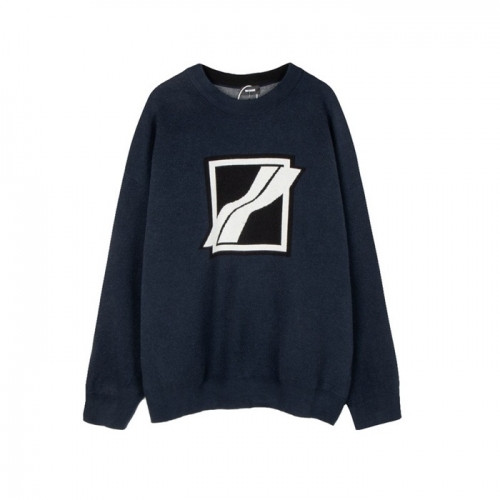 WELLDONE  Mm/Wm Retro Logo Crew-neck Sweaters Black - 웰던 2021 남/녀 레트로 로고 크루넥 스웨터 Wel0010x Size(s - xl) 블랙