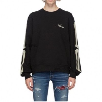 Amiri Mens Logo Casual Cotton Tshirts Black - 아미리 2021 남성 로고 캐쥬얼 코튼 맨투맨 Ami0130x Size(s - xl) 블랙