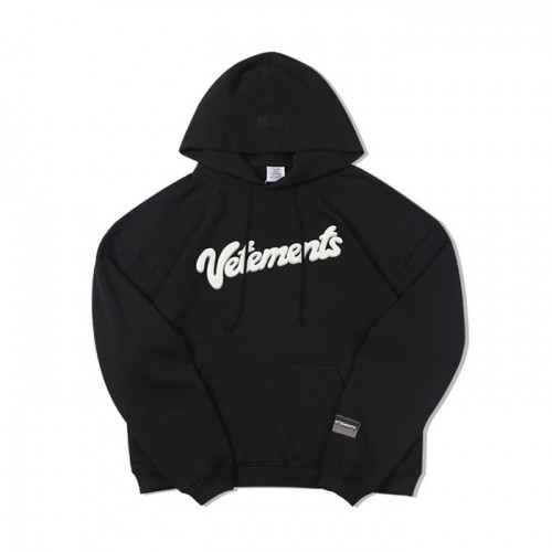 Vetements  Mm/Wm Logo Oversize Cotton Hoodie Black - 베트멍 2021 남/녀 로고 오버사이즈 코튼 후드티 Vet0218x Size(xs - l) 블랙