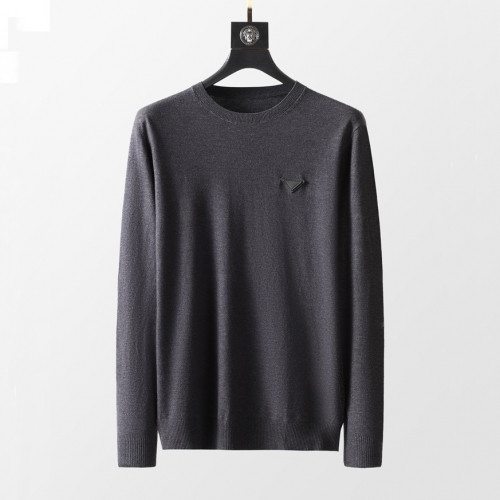 Prada  Mens Crew-neck Sweaters Gray - 프라다 2021 남성 크루넥 스웨터 Pra02476x Size(m - 2xl) 그레이