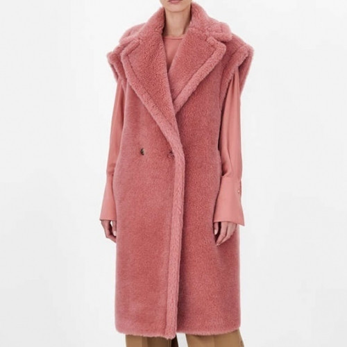 Maxmara Ladies Flannel Best Pink - 막스마라 여성 플란넬 베스트 Max0105x