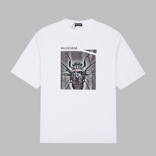 Balenciaga  Mm/Wm Logo Cotton Short Sleeved Tshirts White - 발렌시아가 2021 남/녀 로고 코튼 반팔티 Bal01239x Size(s - l) 화이트