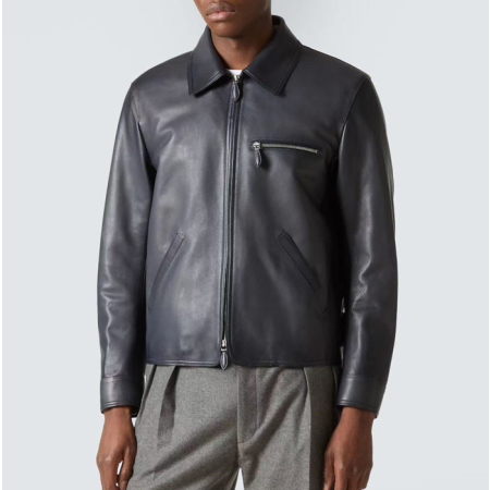 벨루티 남성 가죽 자켓 - Berluti Mens Leather Jackets - bec9962x