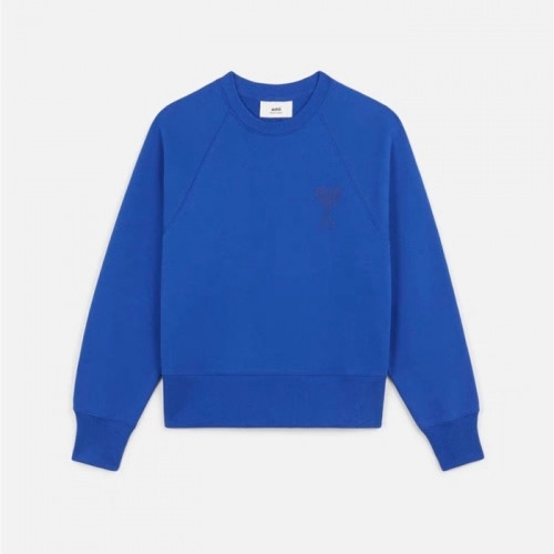 Ami  Womens Logo Casual Cotton Man-to-man Blue - 아미 2021 여성 로고 코튼 맨투맨 Ami0239x Size(s - l) 블루