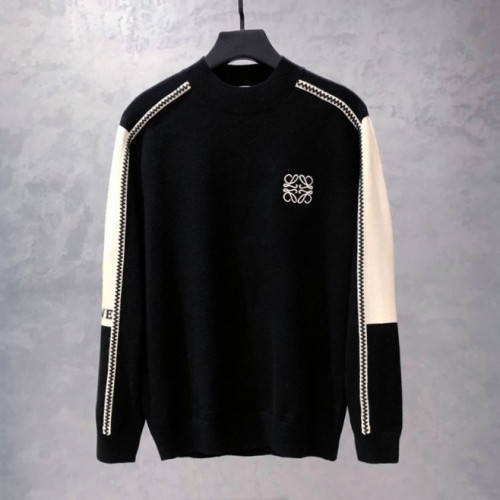 Loewe Mens Logo Crew-neck Sweaters Black - 로에베 2021 남성 로고 크루넥 스웨터 Loe0520x Size(m - 2xl) 블랙