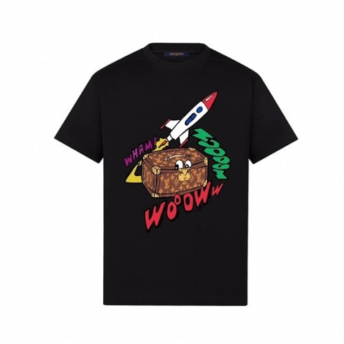 Louis vuitton  Mm/Wm Logo Short Sleeved Tshirts Black - 루이비통 2021 남/녀 로고 반팔티 Lou03811x Size(s - 2xl) 블랙