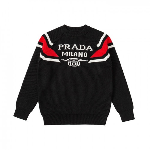 Prada  Mm/Wm Crew-neck Sweaters Black - 프라다 2021 남/녀 크루넥 스웨터 Pra2508x Size(s - l) 블랙