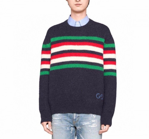 Gucci  Mm/Wm Logo Crew-neck Sweaters Navy  - 구찌 2021 남/녀 로고 크루넥 스웨터 Guc04503x Size(xs - l) 네이비