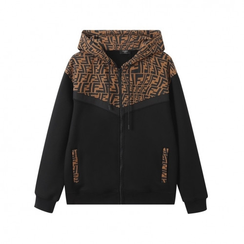 Fendi Mm/Wm Logo Cotton Hoodie Black - 펜디 2021 남/녀 로고 코튼 후디 Fen01115x