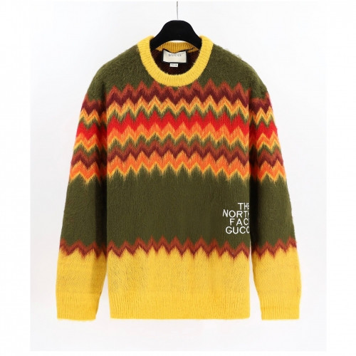Gucci Unisex Logo Crew-neck Sweaters Yellow - 구찌 남/녀 로고 크루넥 스웨터 Guc04533x Size(s - l) 옐로우