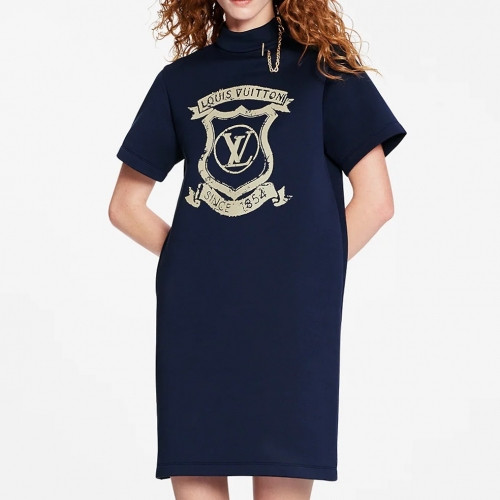 Louis vuitton Ladies Trendy One-pieces Navy - 루이비통  여성 트렌디 원피스 Lou03887x Size(s) 네이비