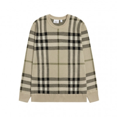 Burberry  Unisex Casual Sweaters Gray - 버버리  남/녀 캐쥬얼 스웨터 Bur04280x Size(s - xl) 그레이
