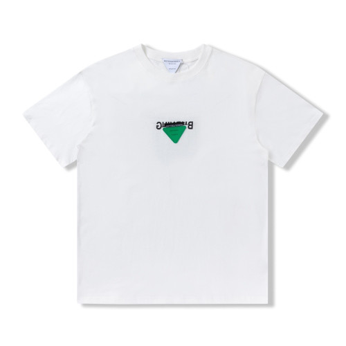 보테가 남자 크루넥 화이트 반팔티 - Unisex White Short-sleeved Tshirts - bot0196x