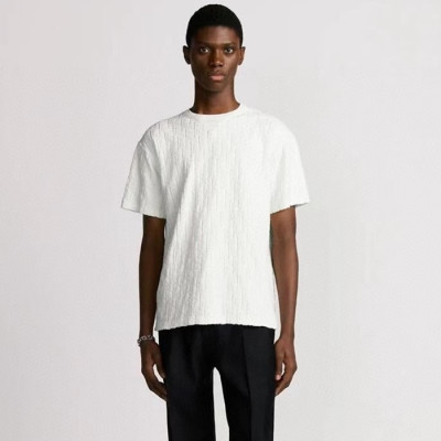 디올 남성 라운드 반팔티 - Dior Mens Round Tshirt - dio1686x