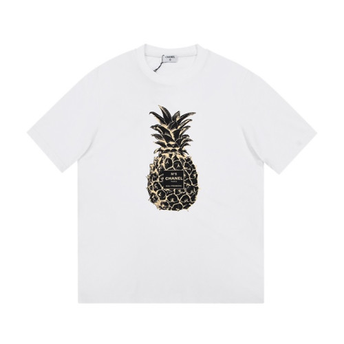 샤넬 남/여 크루넥 블랙 반팔티 - Unisex Black Tshirts - chl0836x