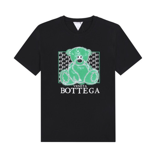 보테가 남성 크루넥 블랙 반팔티 - Mens Black Tshirts - bot0237x