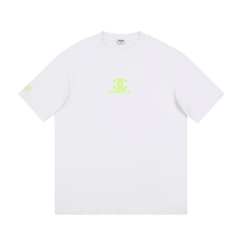 샤넬 남성 크루넥 화이트 반팔티 - Mens White Tshirts - chl0842x