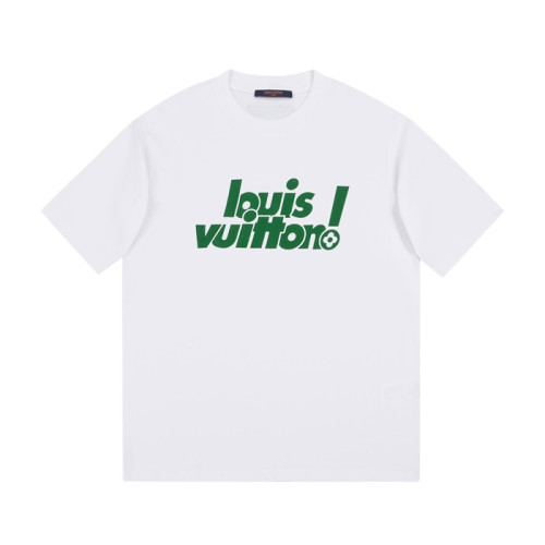 루이비통 남성 크루넥 화이트 반팔티 - Mens White Tshirts - lou03982x