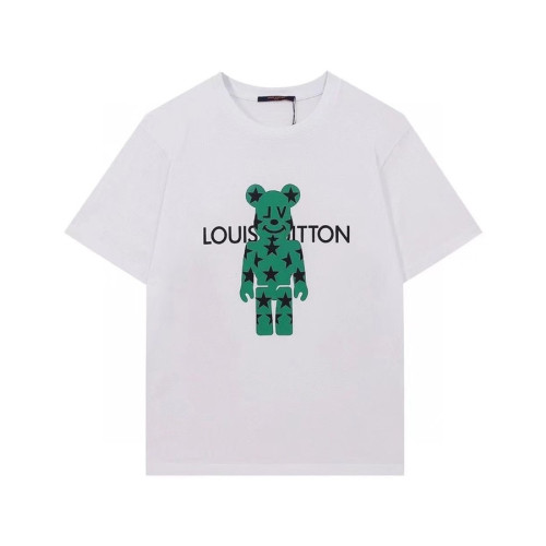 루이비통 남성 크루넥 화이트 반팔티 - Mens White Tshirts - lou03988x