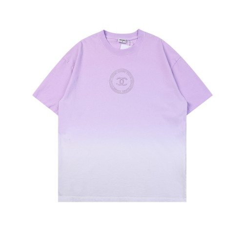 샤넬 남성 크루넥 퍼플 반팔티 - Mens Purple Tshirts - chl0849x