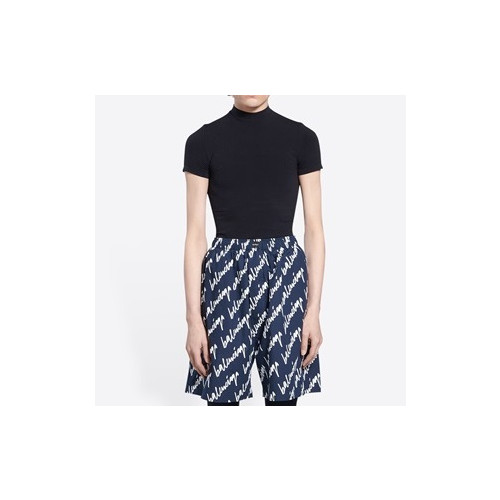 발렌시아가 남성 트렌디 블루 반바지 - Mens Blue Half-pants - bal01322x