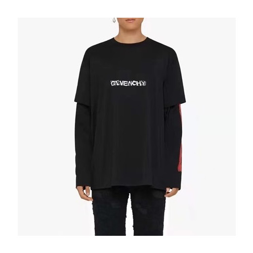 지방시 남성 크루넥 블랙 반팔티 - Mens Black Tshirts - giv0627x