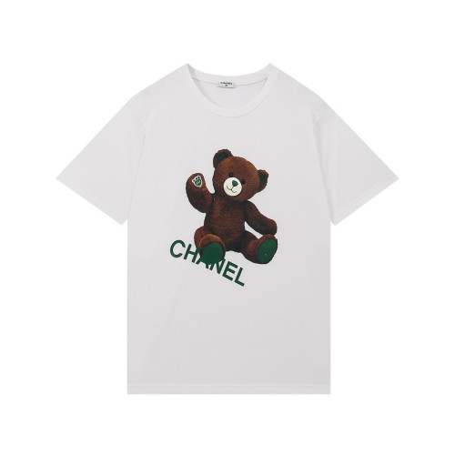 샤넬 남성 크루넥 화이트 반팔티 - Mens White Tshirts - chl0851x