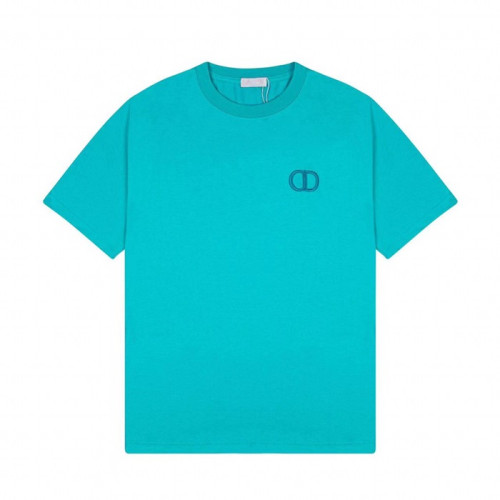 디올 남성 크루넥 블루 반팔티 - Mens Blue Tshirts - dio01723x