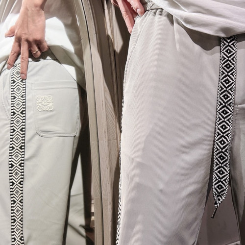 로에베 남성 캐쥬얼 그레이 팬츠 - Loewe Mens Gray Pants - loe578x