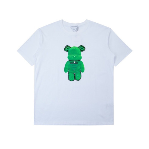 보테가 남성 크루넥 화이트 반팔티 - Mens White Tshirts - bot0262x