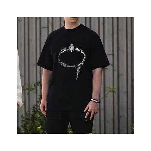 프라다 남성 크루넥 블랙 반팔티 - Mens Black Tshirts - Pra02638x
