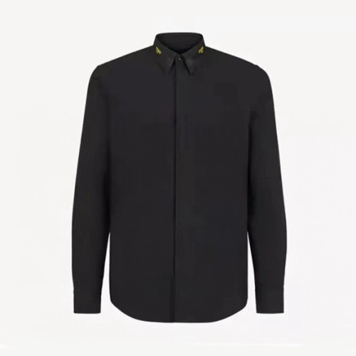 펜디 남성 클래식 블랙 셔츠 - Mens Black Tshirts - fen01164x