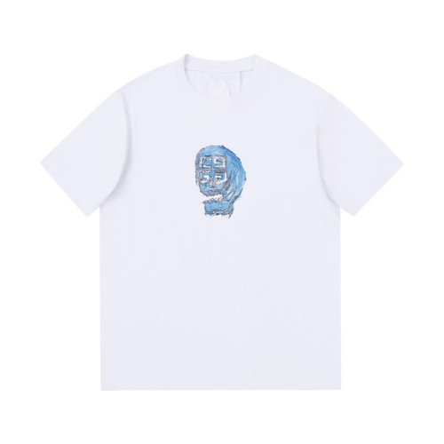 지방시 남성 크루넥 화이트 반팔티 - Mens White Tshirts - giv0641x
